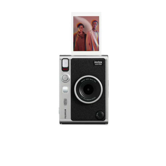 Fujifilm Instax Mini EVO Hybrid Instant Camera – White Black